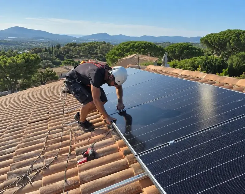 Installateur panneaux solaires Courthézon — pose photovoltaïque sur toiture